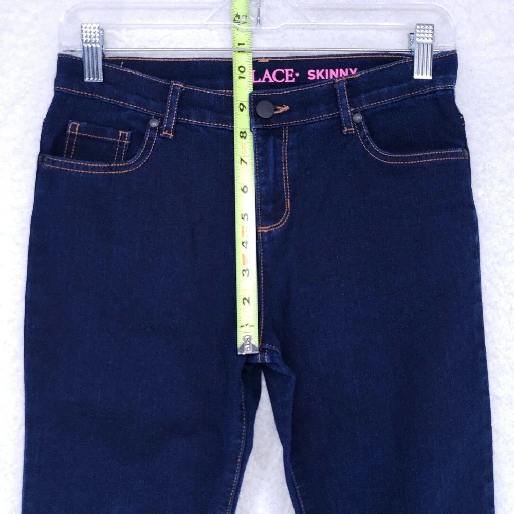 The Children's Place Jeans Girls Size 14 Dark Blue Stretch Super Skinny Denim